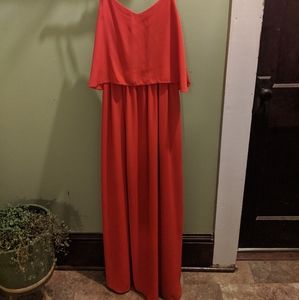 S Red Gown
